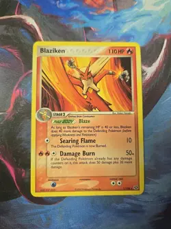 Pokemon Card - Blaziken Emerald 1/106 Rare Non-Holo - Image 1