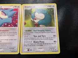 Snorlax 81/111 & Munchlax 69/111 Rising Rivals Common Pokemon Card Set LP - Image 3