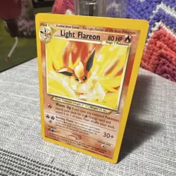 Pokemon Light Flareon 46/105 Neo Destiny Uncommon Regular English 80 HP Stage 1 - Image 2