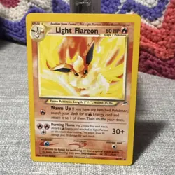 Pokemon Light Flareon 46/105 Neo Destiny Uncommon Regular English 80 HP Stage 1 - Image 3