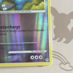 Pokemon TCG Wobbuffet Diamond & Pearl 41/130 Reverse Holo Rare LP. - Image 5