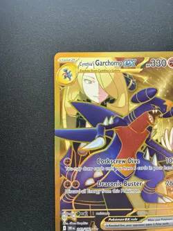 Pokemon: Cynthia's Garchomp ex (Gold) Hyper Rare 241/182 Destined Rivals - Image 4