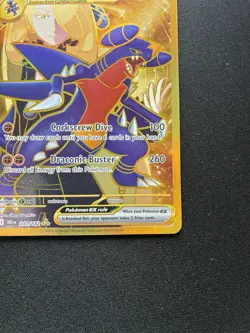 Pokemon: Cynthia's Garchomp ex (Gold) Hyper Rare 241/182 Destined Rivals - Image 5