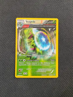 Sceptile (Omega) 9/160 XY - Primal Clash Reverse Holo Pokemon TCG NM - Image 1