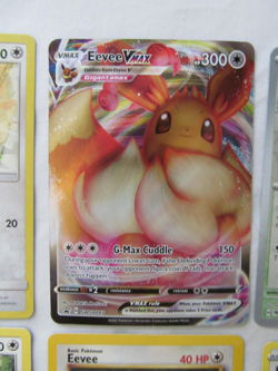 Pokemon 9 Lot ALL EEVEE! VTG 1st Ed VMAX Rare Cracked Ice Holo Promo Stamped - Image 4
