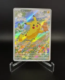 Pokemon Co. Pokemon TCG Pikachu 088 SVP Scarlet & Violet Promo Holo 2024 - Image 1