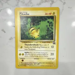 Wizards of the Coast Pikachu 1999 Basic 30 HP English Pokemon TCG Card - Image 1