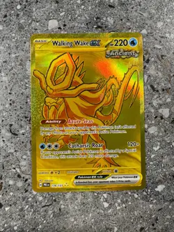 Pokemon TCG Cards Walking Wake ex 178/131 Prismatic Evolutions Gold Secret Rare - Image 1