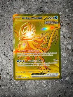 Pokemon TCG Cards Walking Wake ex 178/131 Prismatic Evolutions Gold Secret Rare - Image 3