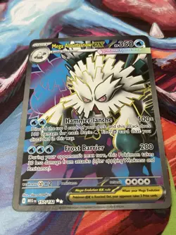 The Pokemon Company Mega Abomasnow EX Me01 157/132 Secret Rare Holo EN 350 HP - Image 1