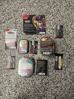 Huge Pokemon TCG Sealed Box & Packs Lot Tins, Blister, Checklane, Sword & Shield - Image 5