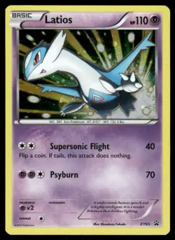 Pokemon Cards Latios XY65 XY Promo Holo Promo LP - Image 1