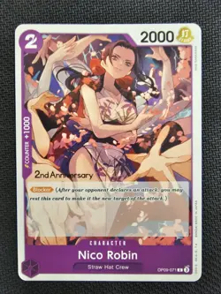 One Piece TCG - OP09-071 - Nico Robin - 2nd Anniversary - ENG - Image 1
