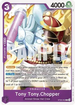 Tony Tony.Chopper ST26-002 Common One Piece Card - Image 1