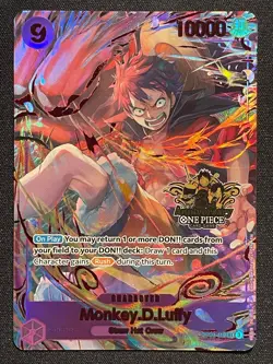 Monkey D Luffy OP09-119 | 3rd Anniversary Set English SEC NM One Piece - Image 1