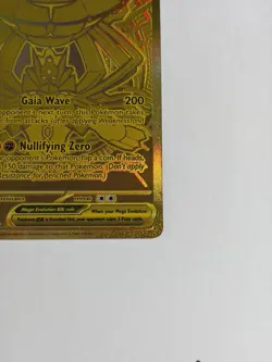 Pokemon TCG Mega Zygarde ex 124/088 Gold Hyper Rare Perfect Order NM - Image 3