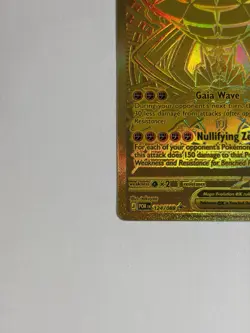 Pokemon TCG Mega Zygarde ex 124/088 Gold Hyper Rare Perfect Order NM - Image 4