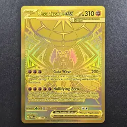Mega Zygarde ex 124/088 Gold Mega Hyper Rare- Perfect Order-Pokemon TCG NM - Image 1