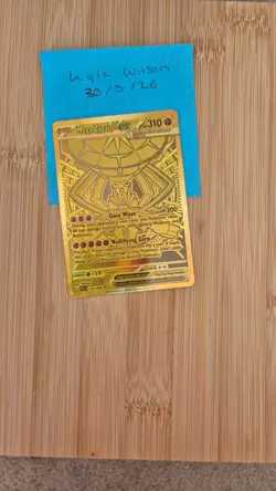 Pokemon Mega Zygarde EX Perfect Order Gold Hyper Rare 124/088 Mint - Image 1