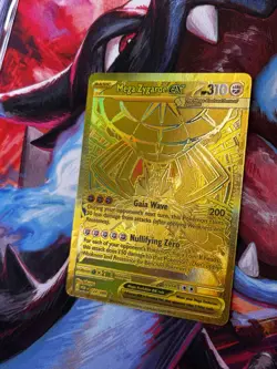 Mega Zygarde EX 124/088 Gold Mega Hyper Rare Perfect Order Pokemon TCG - Image 2