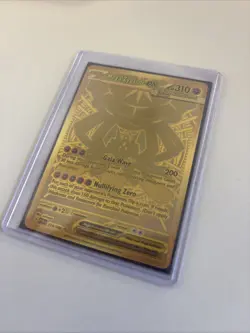 Mega Zygarde ex 124/088 Gold Hyper Rare Pokemon Perfect Order Good Centering - Image 2
