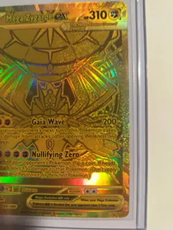 Mega Zygarde ex 124/088 Gold Hyper Rare Pokemon Perfect Order Good Centering - Image 2