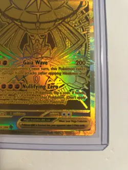 Mega Zygarde ex 124/088 Gold Hyper Rare Pokemon Perfect Order Good Centering - Image 3