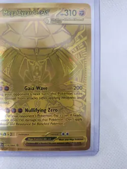 Pokemon TCG - Perfect Order Mega Zygarde EX GOLD HYPER RARE 124/088 - Image 3