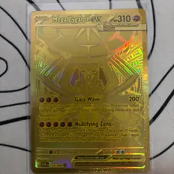 Pokemon Mega Zygarde EX 124/088 Gold Mega Hyper Rare Perfect Order Full Art NM - Image 2