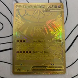 Pokemon Mega Zygarde EX 124/088 Gold Mega Hyper Rare Perfect Order Full Art NM - Image 4