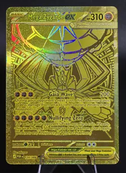 Mega Zygarde ex 124/088 Mega Hyper Rare Gold Perfect Order 2026 Pokemon TCG - Image 2