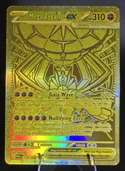 Mega Zygarde ex 124/088 Mega Hyper Rare Gold Perfect Order 2026 Pokemon TCG - Image 3