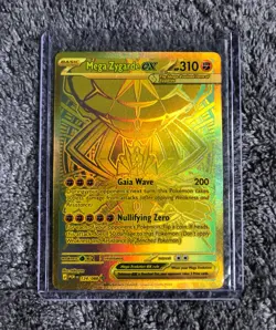 Pokemon Mega Zygarde ex Gold Mega Hyper Rare 124/088 Perfect Order Pack Fresh - Image 1