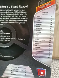 Pokemon cards TCG: V Battle Deck - Victini vs. Gardevoir Sealed - Image 4
