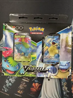 Pokemon TCG Venusaur Vs Blastoise V Battle Deck Sealed - Image 1