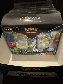 Pokemon Venusaur V VS Blastoise V Battle Deck | 2 Player TCG Set | New Sealed UK 820650808418 - Image 1