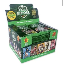 Select NRL Official 2026 League Heroes Sealed Collector Cards Box (36 Packs) - Image 1