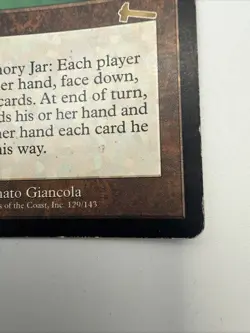 Memory Jar MTG Urza’s Legacy Rare MP Magic: The Gathering - Image 3