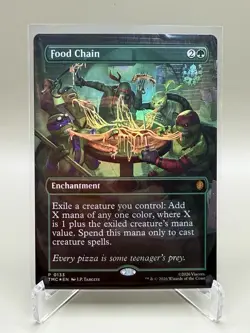 Food Chain (Borderless) (Foil) - Commander: Teenage Mutant Ninja Turtles (TMC) - Image 1