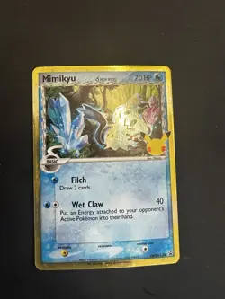Pokemon TCG - Mimikyu SWSH136 - Celebrations Black Star Promo 2021 NM/M - Image 1