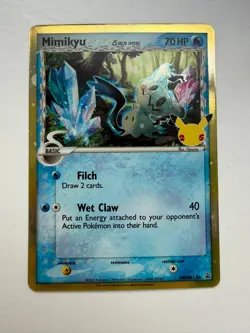 Pokemon TCG - Mimikyu SWSH136 - Celebrations Black Star Promo 2021 NM/M - Image 1