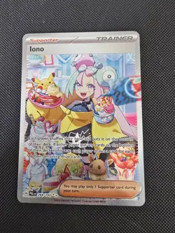 Pokemon TCG Iono 269/193 Sv02: Paldea Evolved SIR NM/M - Image 1