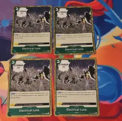 Electrical Luna OP08-036 Rare Two Legends One Piece 4x Playset - Image 1