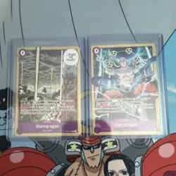 Bandai One Piece Card Game OP-15 Mamaragan Event Purple SR OP15-078 2-Card Lot - Image 1