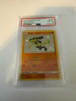 PSA 10 Riolu SV21/SV94 Pokemon Hidden Fates Holo Card - Image 1