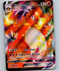 2020 Pokemon Sword & Shield Darkness Ablaze Charizard VMAX #020/189 Ultra Rare - Image 1