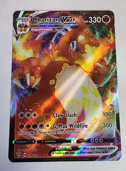 Pokemon Charizard VMAX 020/189 Darkness Ablaze Ultra Rare Full Art Holo - Image 2