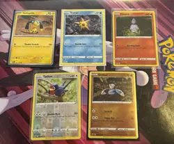Yuka Morii Pokemon Card Lot (Staryu,Helioptile, Litwick, Taillow, Drilbur) - NM - Image 1
