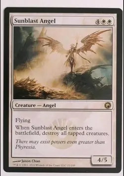 Sunblast Angel 22 Rare Scars of Mirrodin Magic: The Gathering Near Mint - Image 1