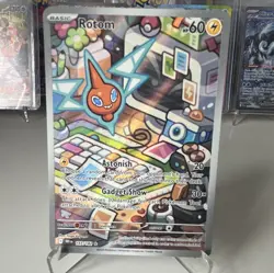 Pokemon TCG Rotom 197/182 Sv10: Destined Rivals Illustration Rare Holo Full Art - Image 1